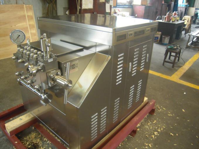 High Speed Dairy Homogenizer / Small Scale Milk Homogenizer 1000L/H