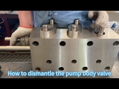 How to dismantle the pump body valve