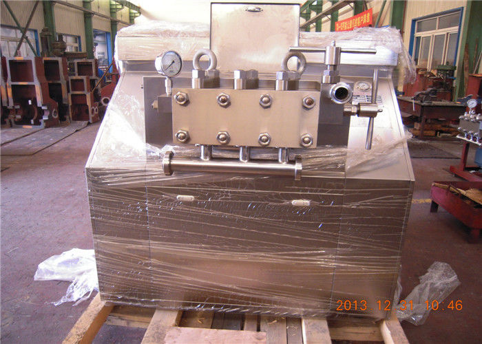 Four plungers dairy homogenizer Machine , Homogenization Equipment