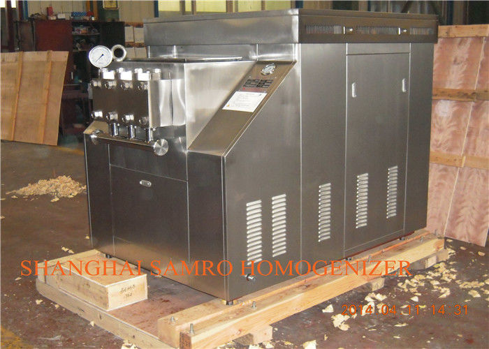 High Efficiency CIP homogenizer Industrial Homogenization Machine 3000L/H 75 Mpa