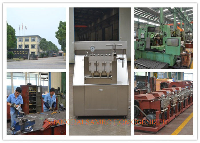 Milk Processing Types SUS304 stainless steel Two Stage Homogenizer industrial homogenizer