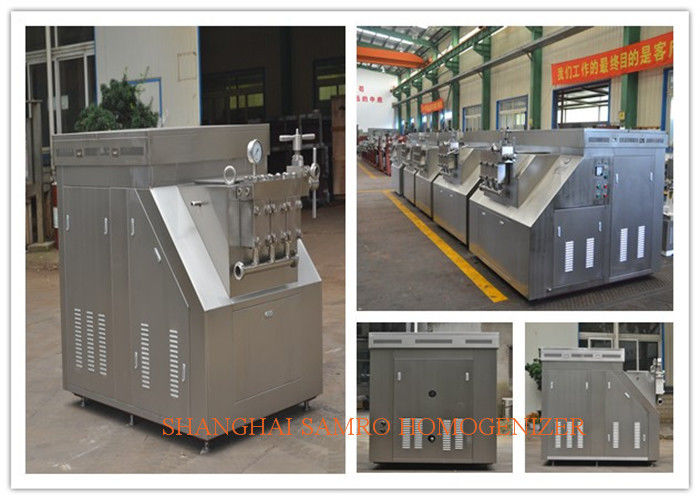 6000 L/H 30 Mpa 55 KW Mechanical Homogenizer , Homogenizing Machine