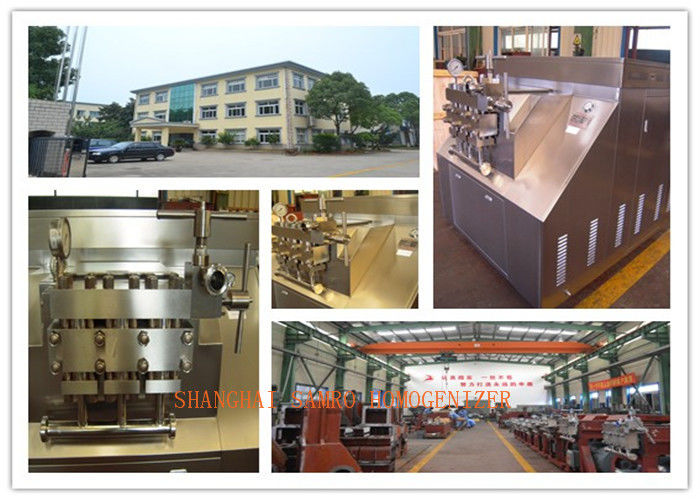 Milk processing line Mechanical Homogenizer , Homogenization Equipment