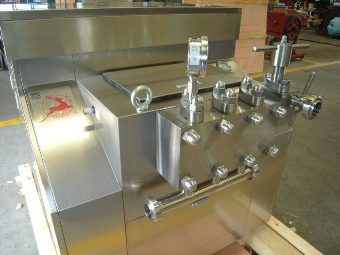 Custom Made Ice Cream Homogenizer Machine , Small Two Stage Homogenizer
