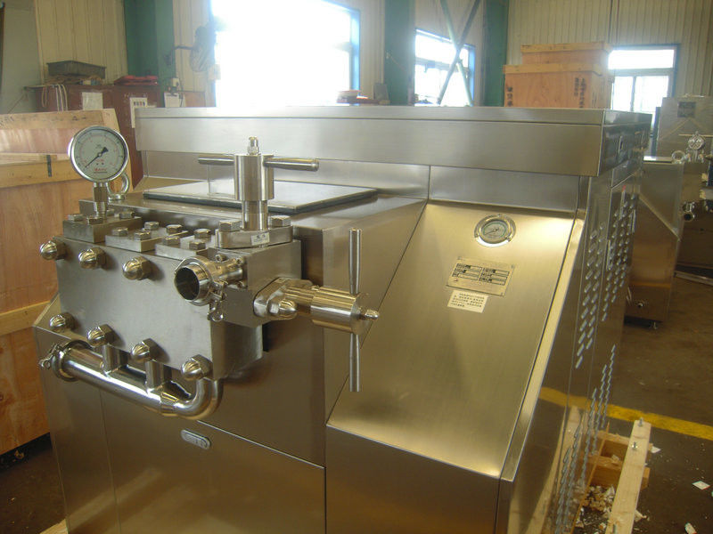 Two Stage Biotechnology Dairy Homogenizer Hydraulic Operating